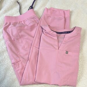 Fabletics Pink Scrub Set